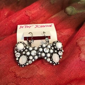 Betsey  Johnson earrings